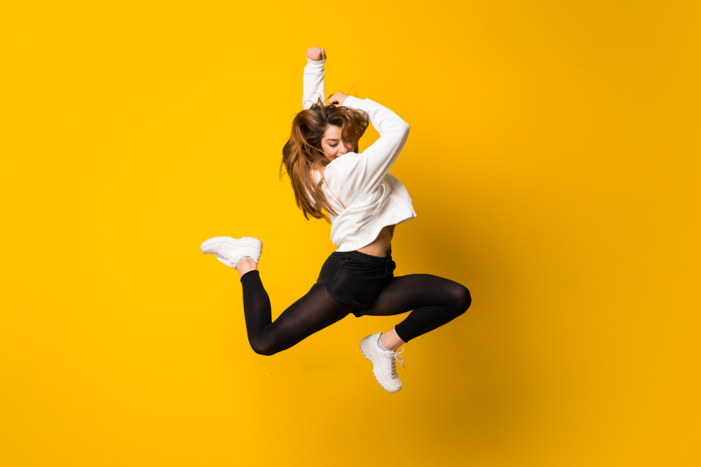 Woman Jumping