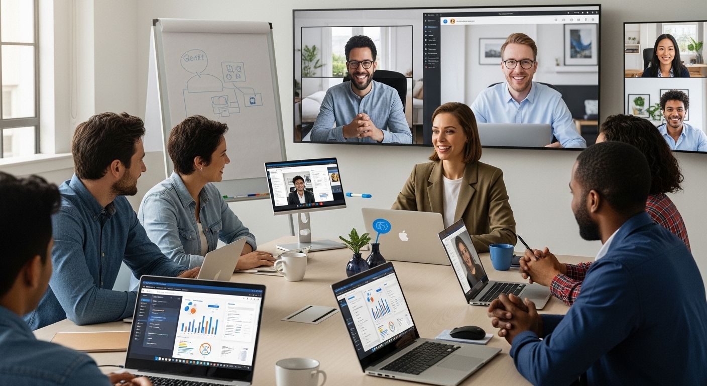 remote collaboration tools, virtual teamwork, digital workspace