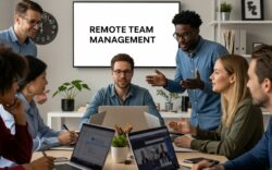 remote team management hero image