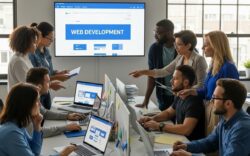 web development teamwork office