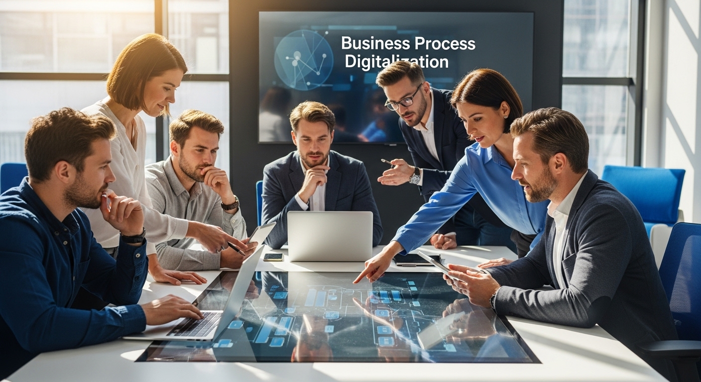 business process digitalization team office