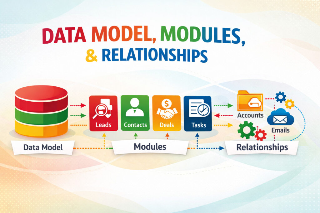 Data Model, Modules, and Relationships