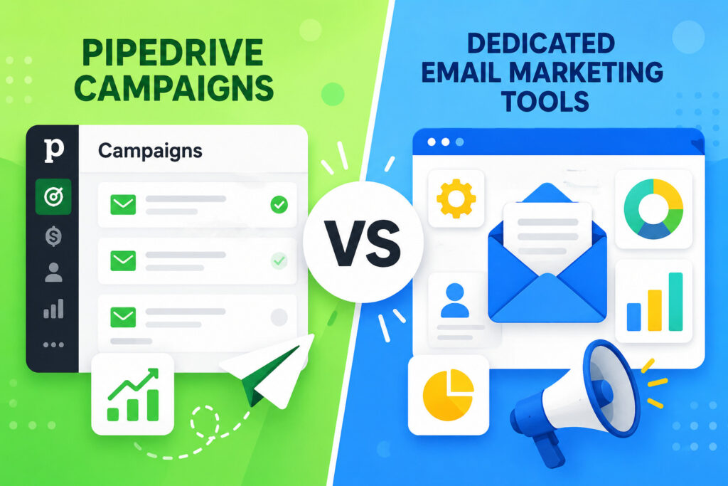 Pipedrive Campaigns Add-on vs Dedicated Email Marketing Tools