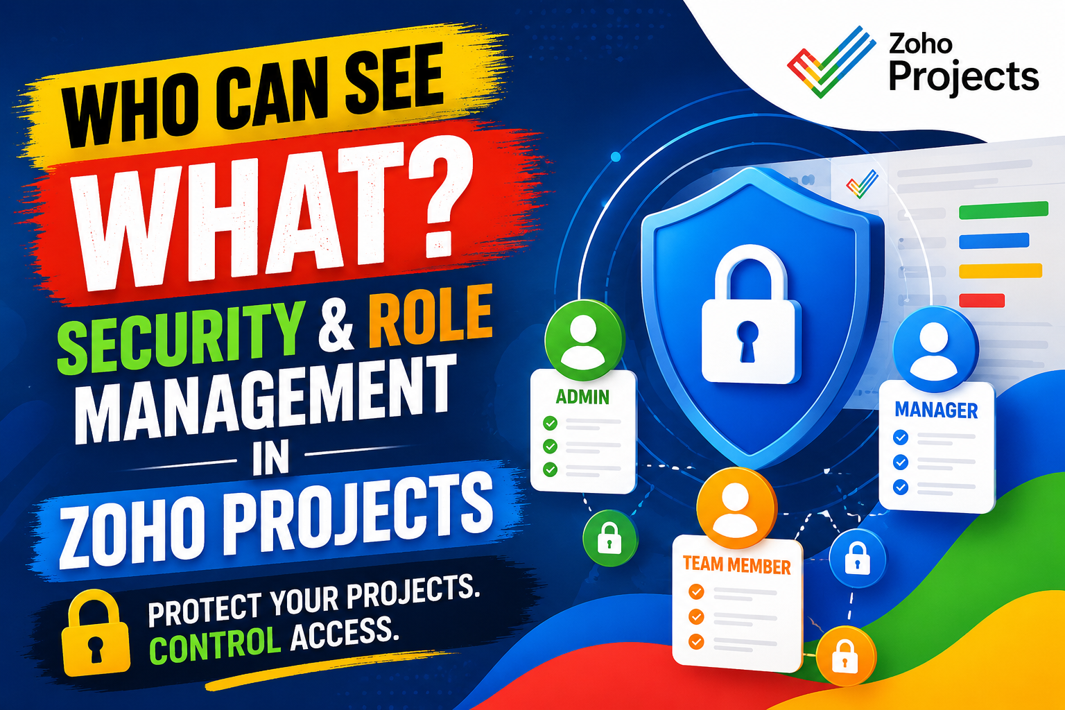 Security and Role Management in Zoho Projects