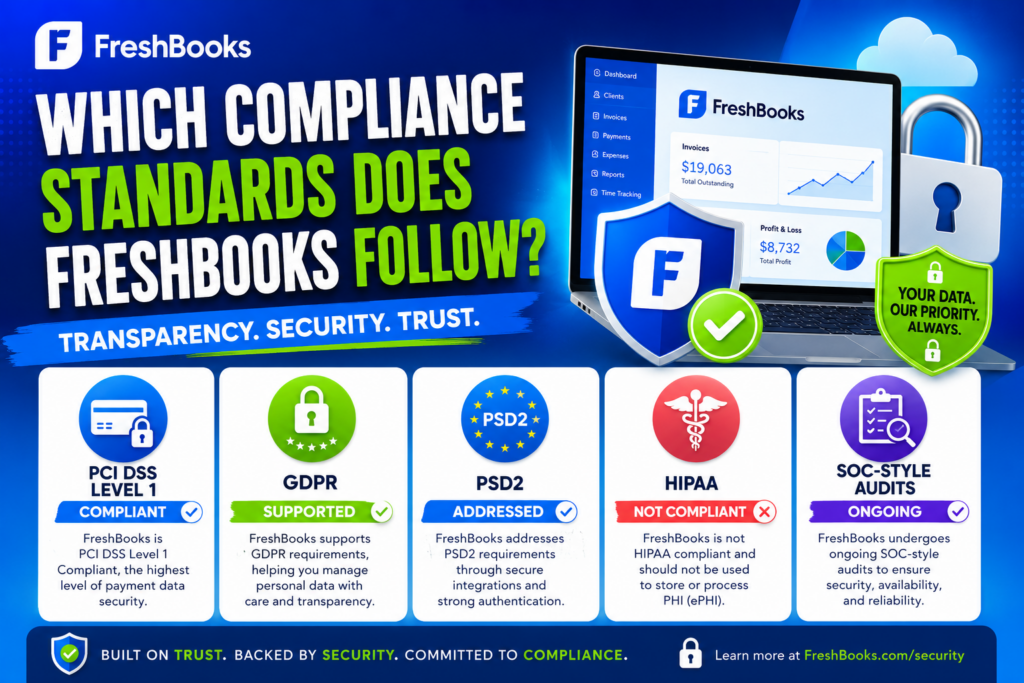 Which Compliance Standards Does FreshBooks Follow