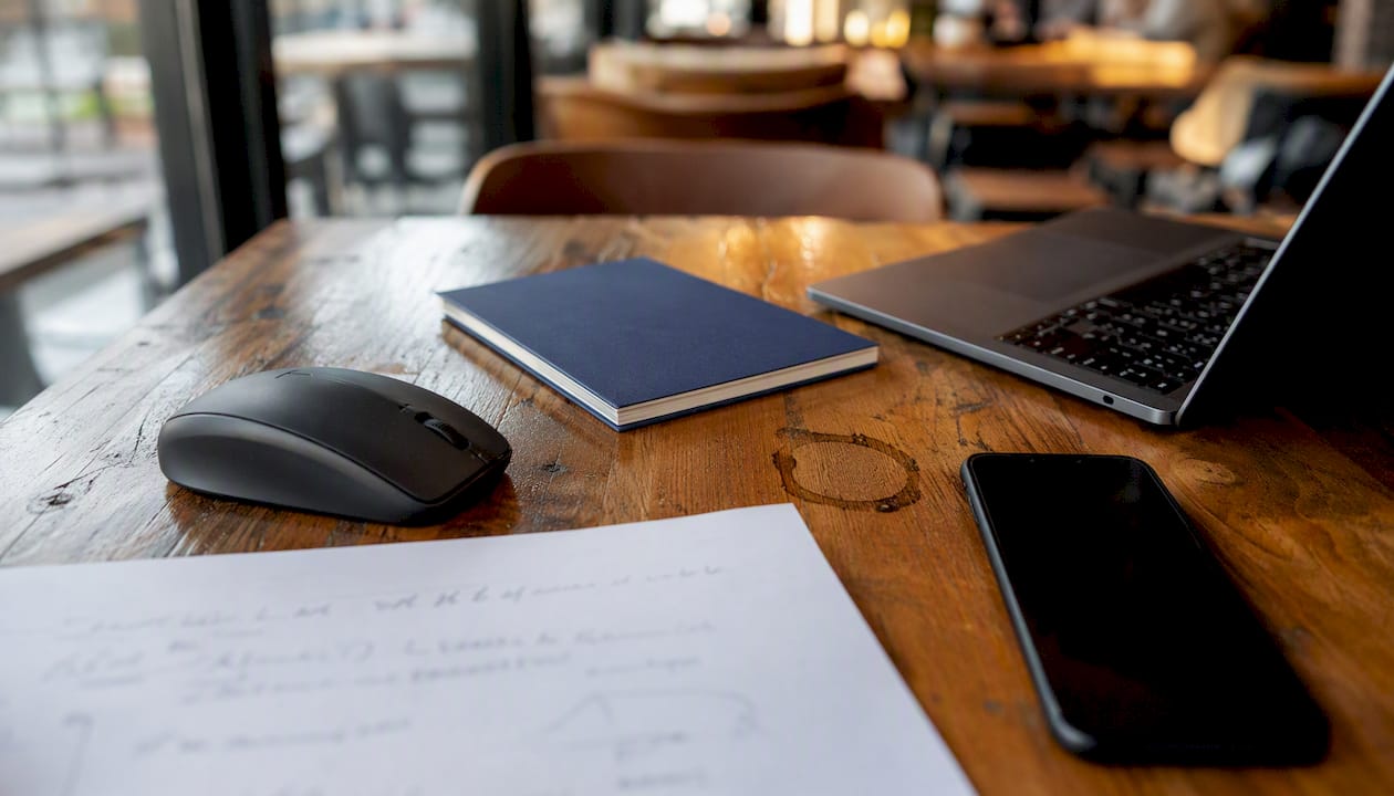 Close-up of digital experiment workspace