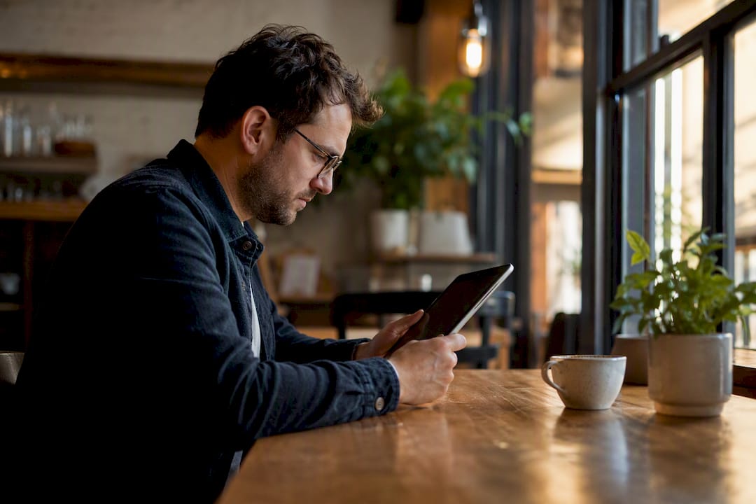 UX specialist reviewing website performance report