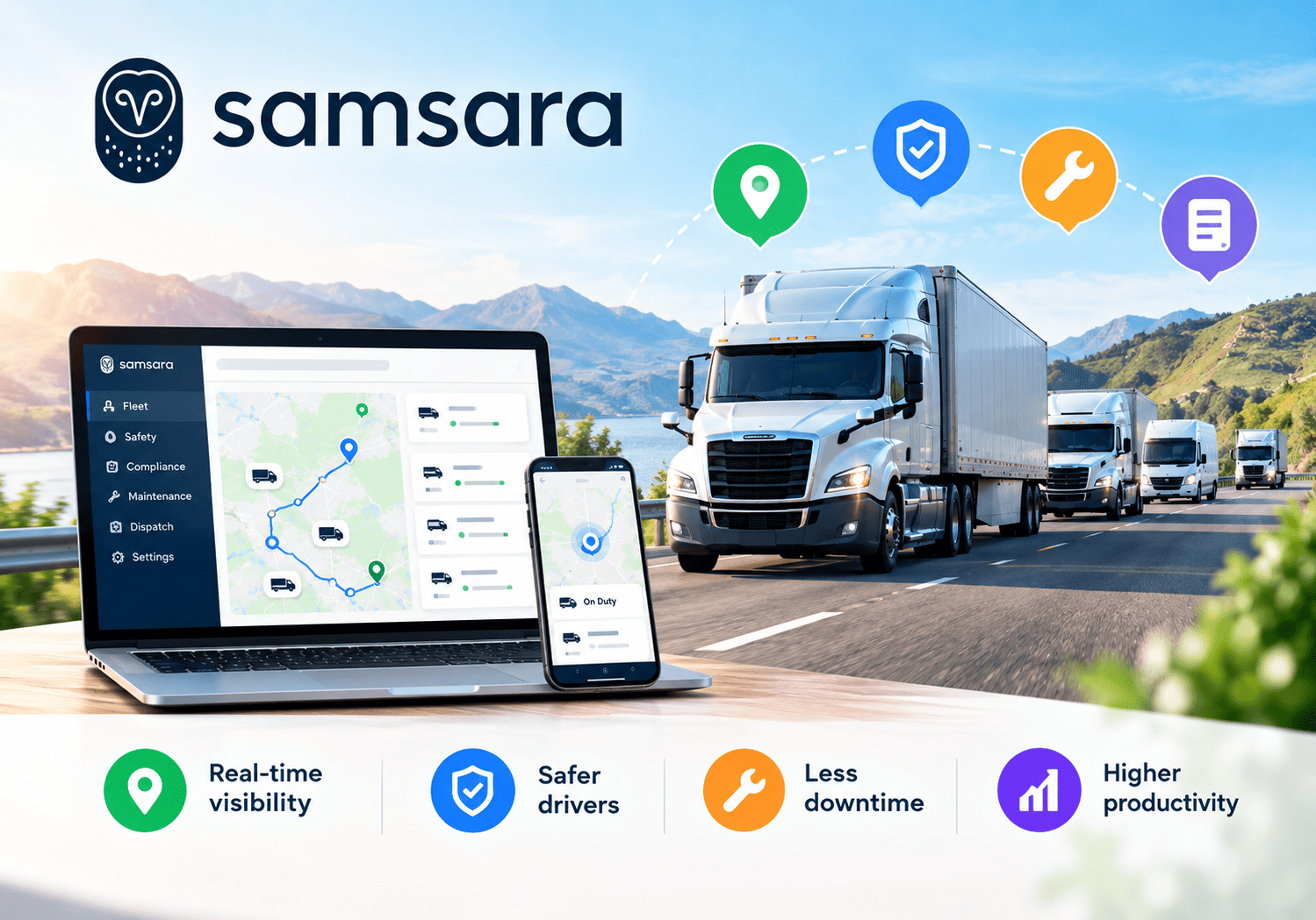 Benefits of Using Samsara for Fleet Management