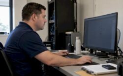 Admin configuring a Salesforce flow