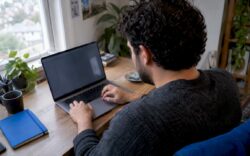 Founder configuring a Zapier workflow