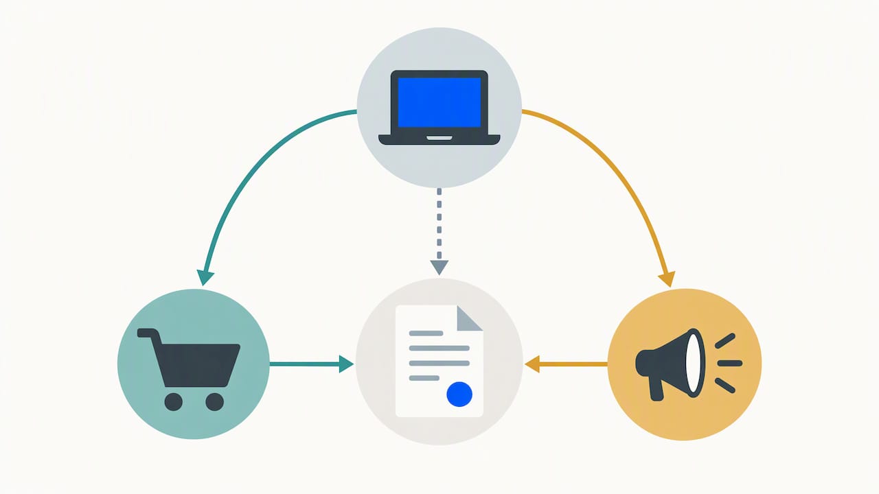 User buyer and influencer linked to one outcome