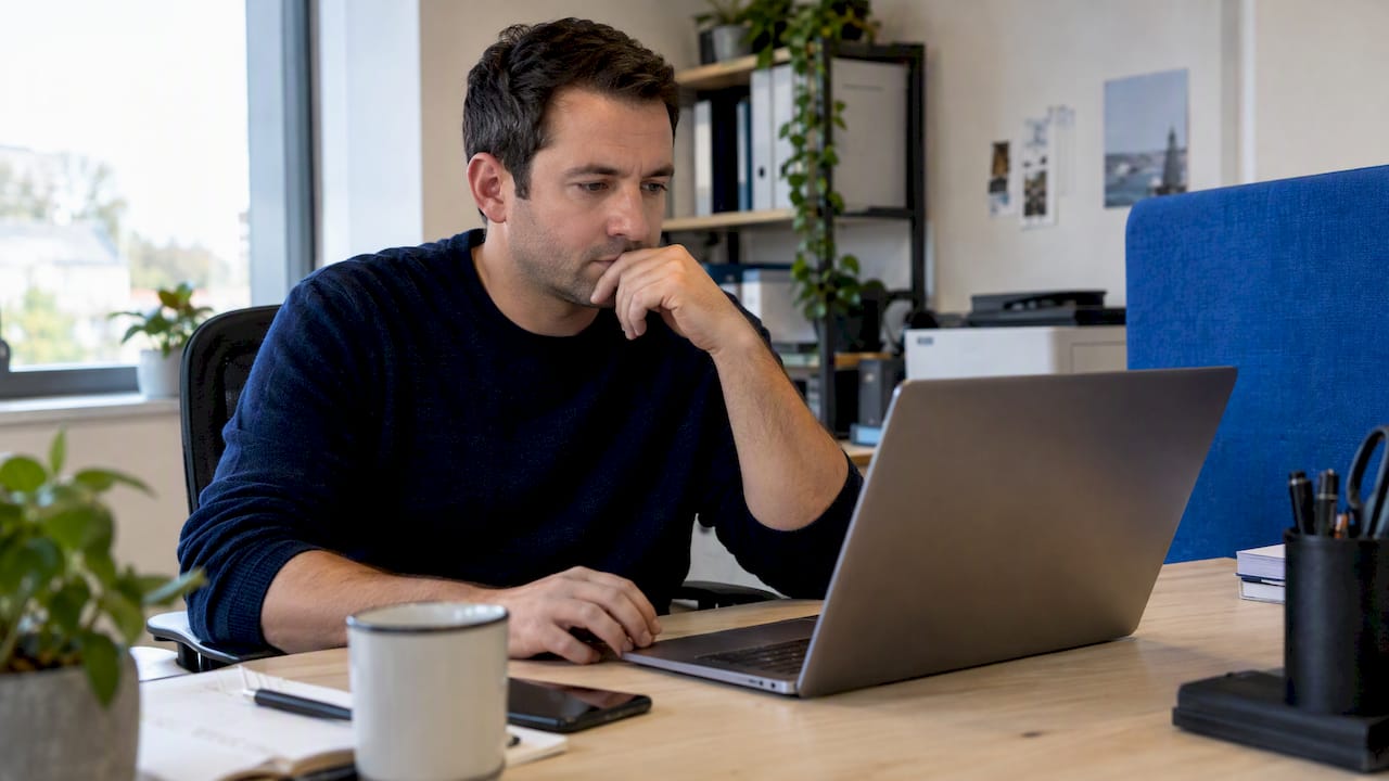 Business lead comparing AI software options