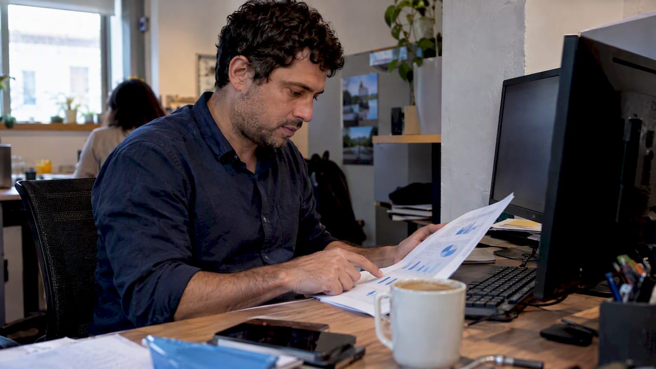 Marketing lead reviewing social channel performance
